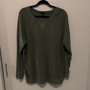 Torrid Olive Green Crew Neck Sweater